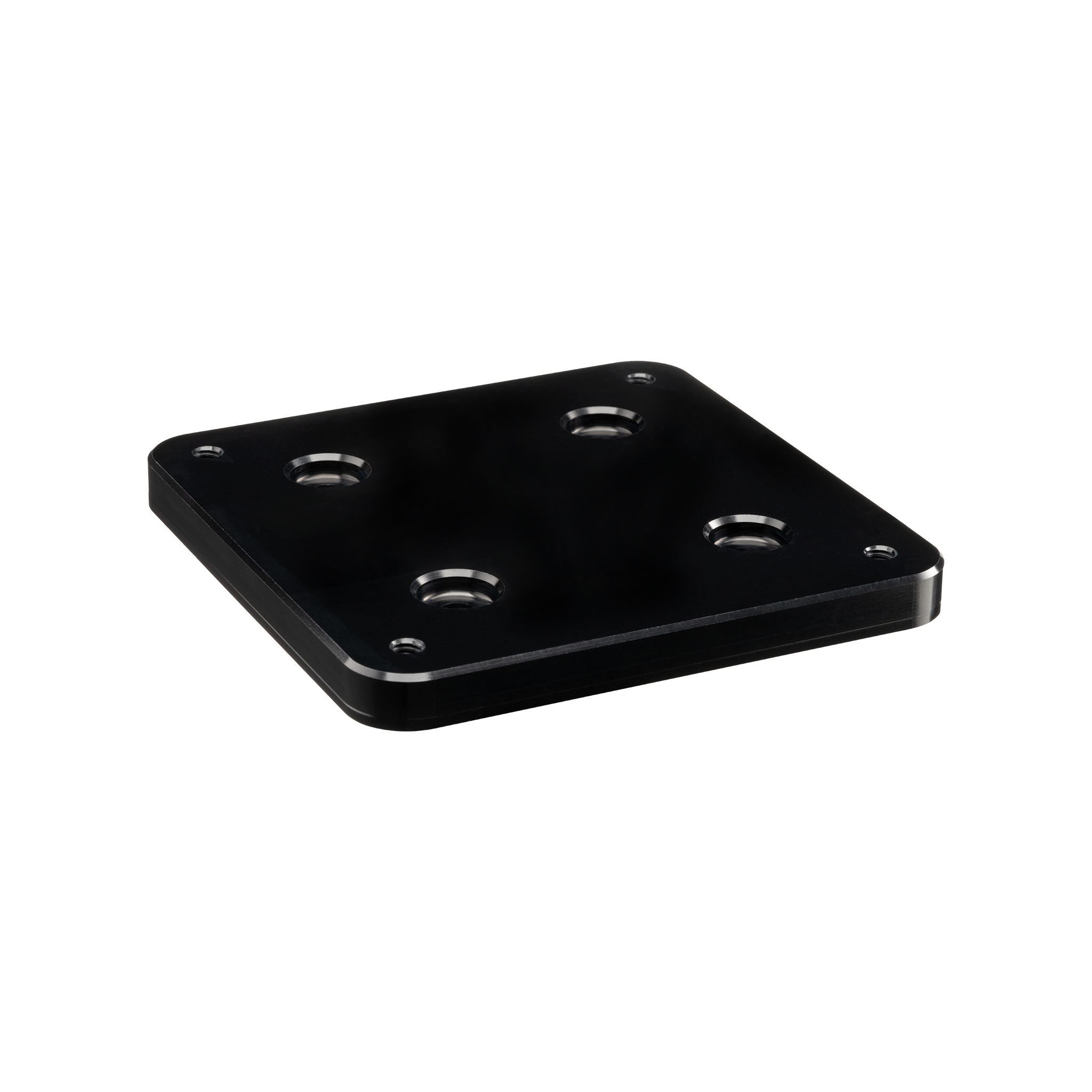 Featured portrait image of the Burnewiin CN2207 Cannon Downrigger Adapter Plate, close-up view on a transparent background.