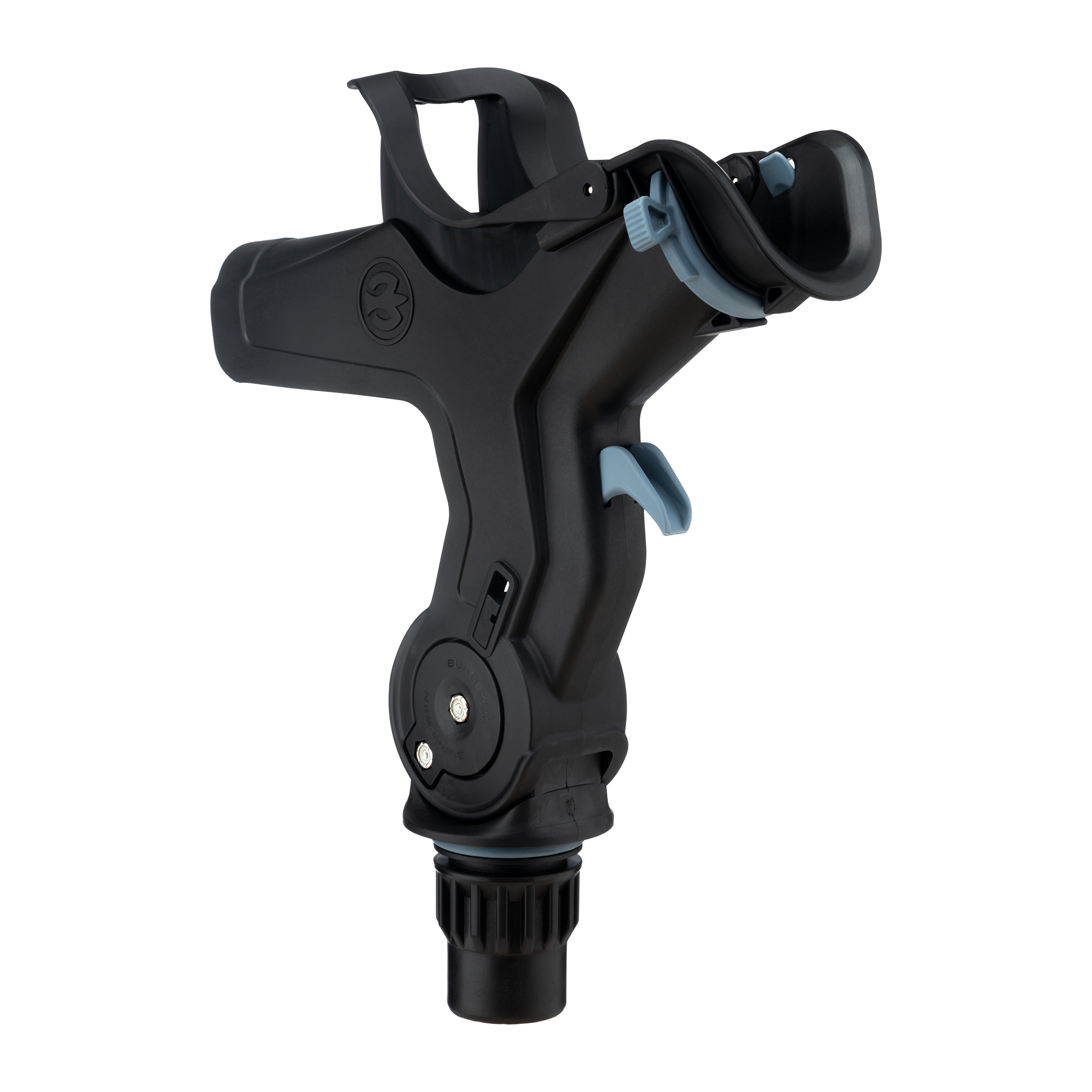 Featured portrait image of the Burnewiin RH5710 Casting Rod Holder, close-up view on a transparent background.