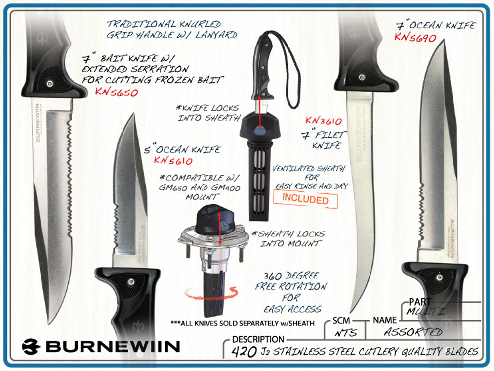 KN5610 5" Ocean Knife