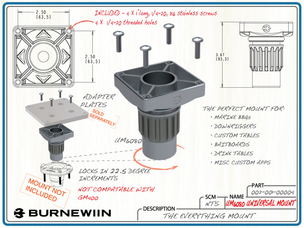 UM6080 Universal Base