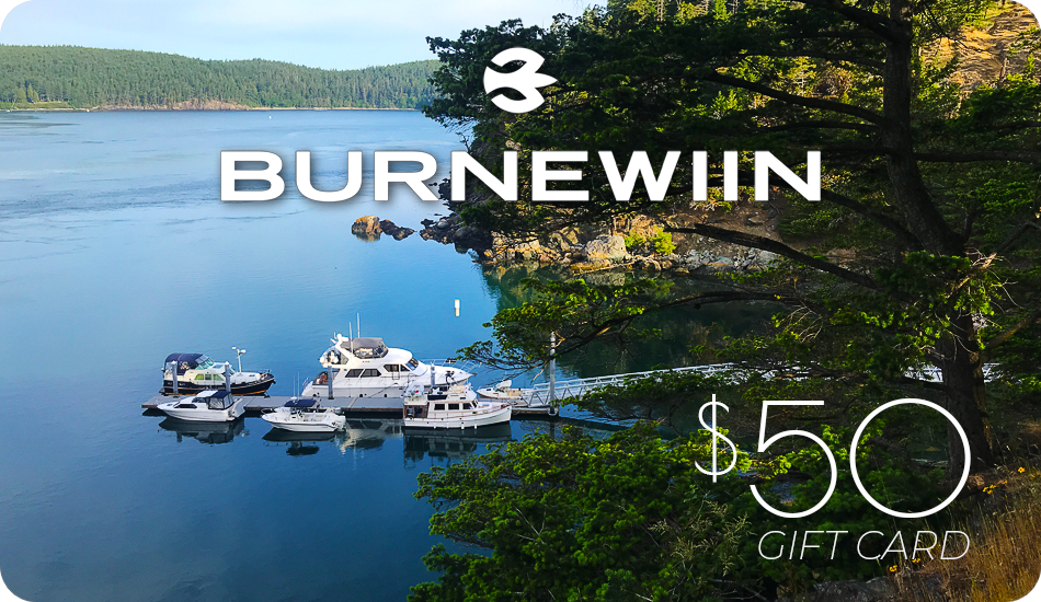 The Burnewiin Cruise Gift Card, 50 dollars.